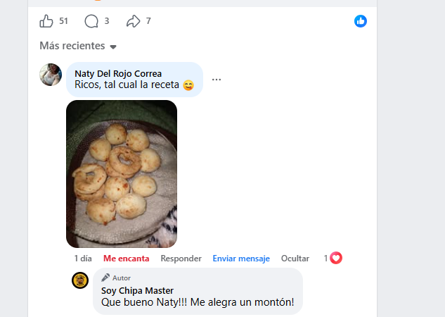 Testimonio Chipa Master 1